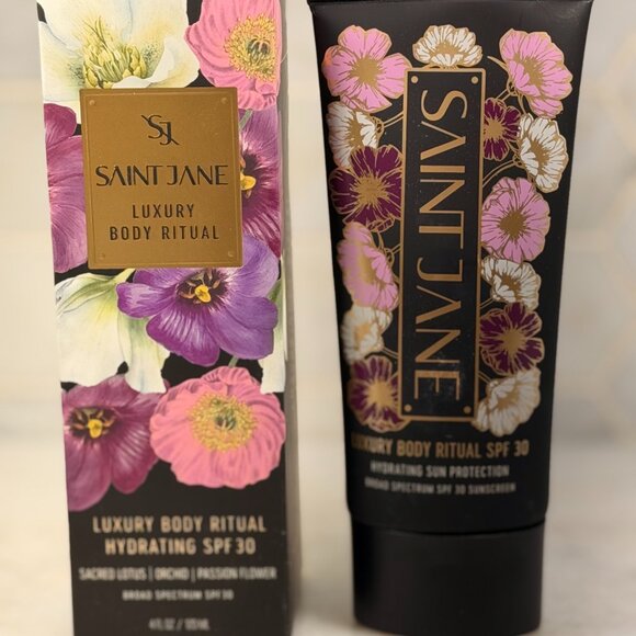 SAINT JANE - Body Sun Ritual - Skin Smoothing SPF 30 Mineral Sunscreen | Luxury - Picture 1 of 6